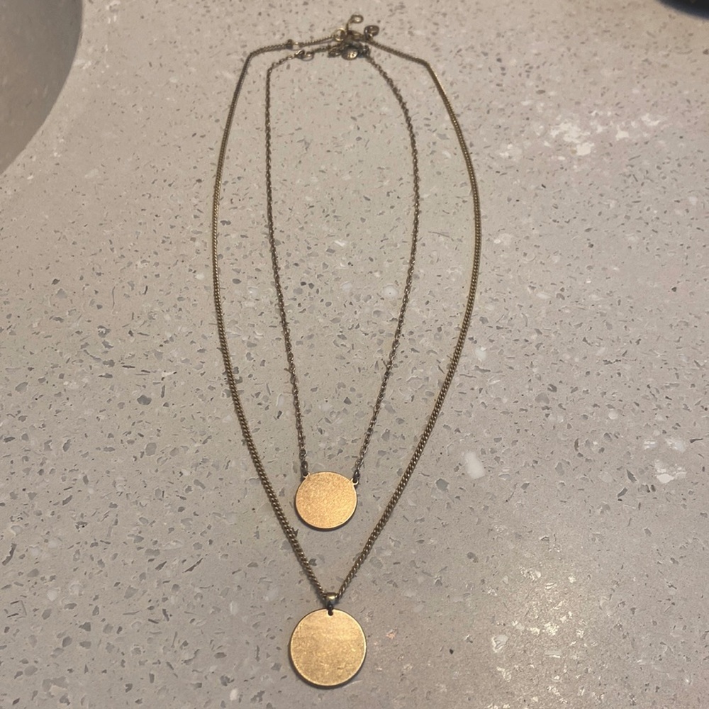 J. Crew Double Chain Necklace